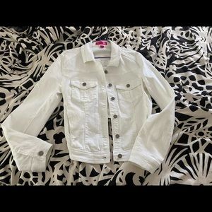White denim jacket
